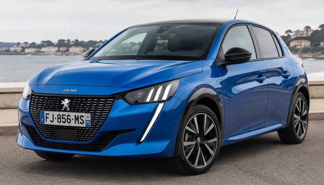 peugeot 208 bleue