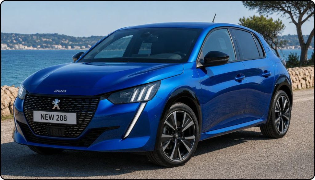 peugeot 208 bleu vertigo