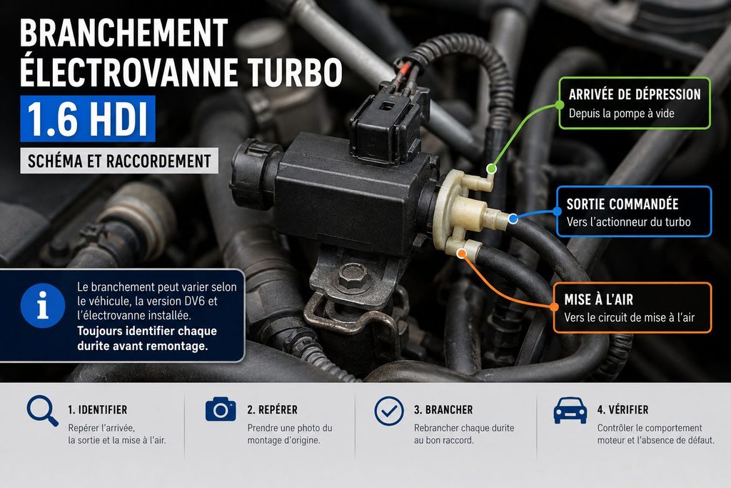 schéma branchement électrovanne turbo 1.6 hdi