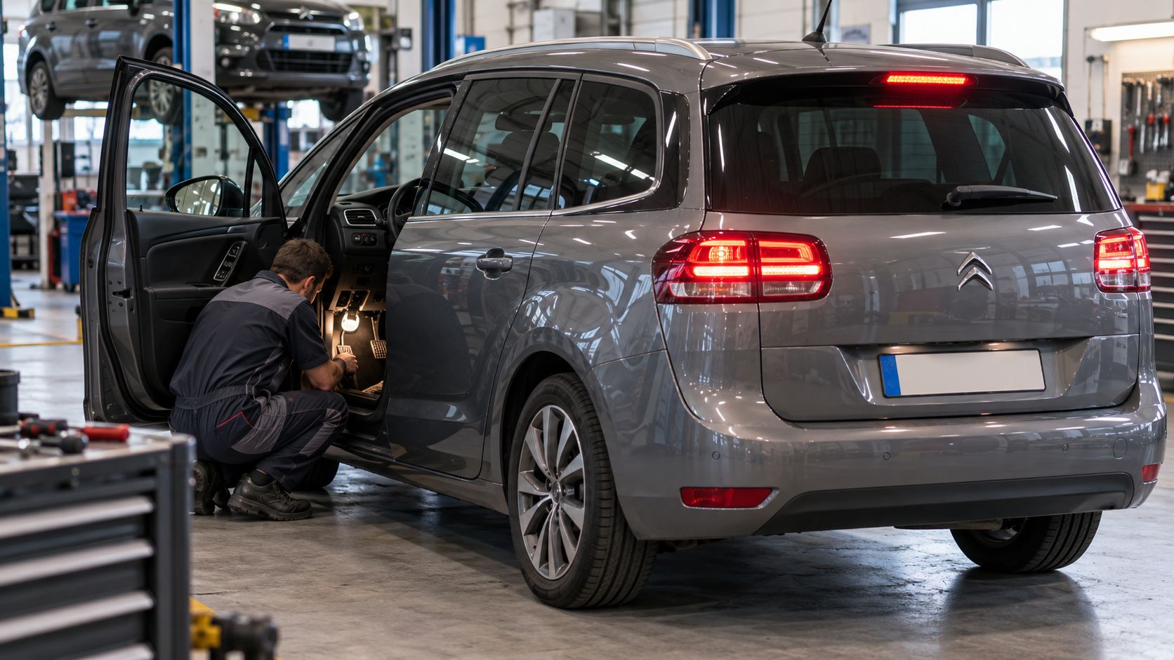 Problème de contacteur de frein sur C4 Picasso